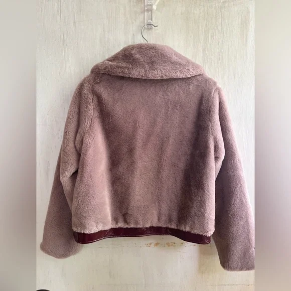 ANTHROPOLOGIE -Maeve Faux Fur Jacket - Picture 6 of 8